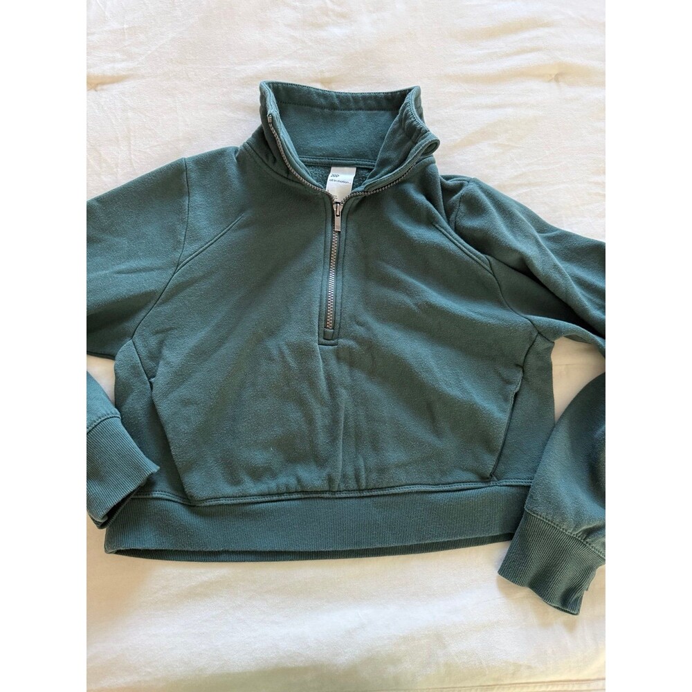 All in motion cropped sweatshirt